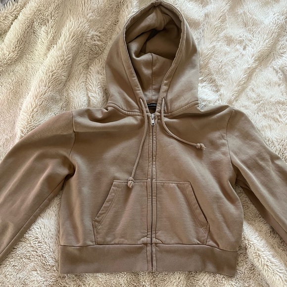 Brandy Melville Tops - Brandy Melville Cropped Hoodie